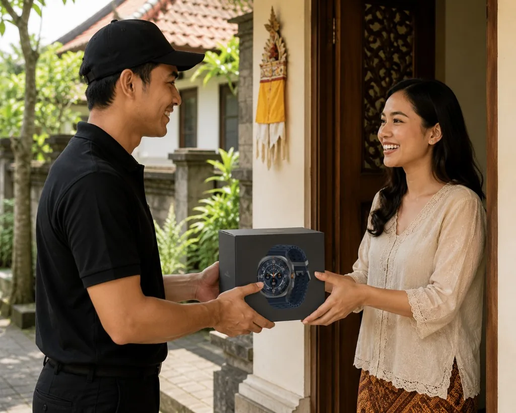 Paket produk Shopee siap dikirim ke pembeli