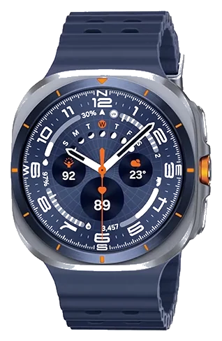 Animasi smartwatch LarisID menampilkan grafik riset produk Shopee